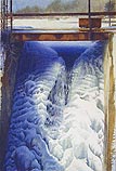 Ice over the Dam