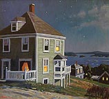 Stonington, Moonlit