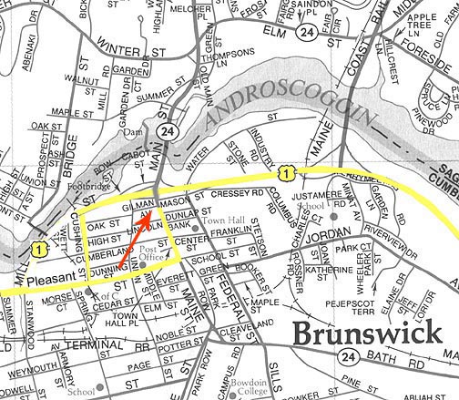 Brunswick Map New 